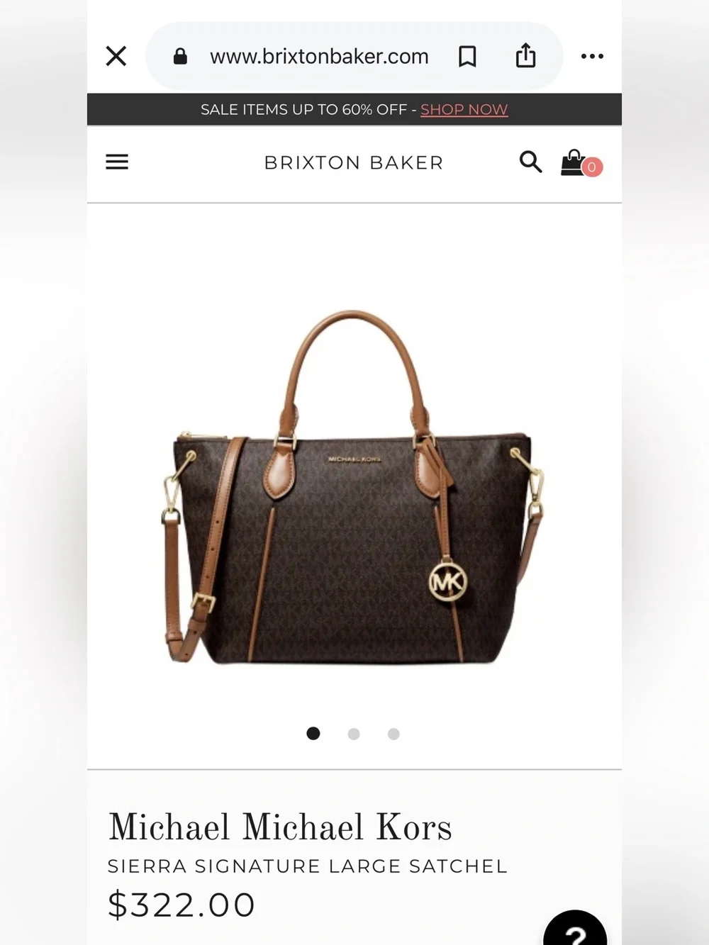 Michael Kors Sierra Large Satchel